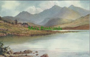 Wales Postcard - Capel Curig Lakes and Snowdon - Edward.H.Thompson  RS25453