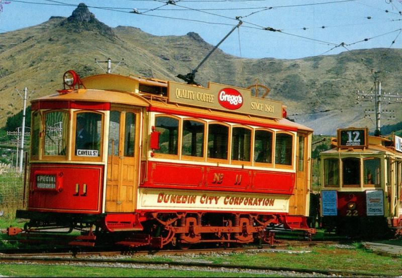 Former Dunedin Box Tram Ferrymead Tramway Ferrymead Historic Park Christchurc...