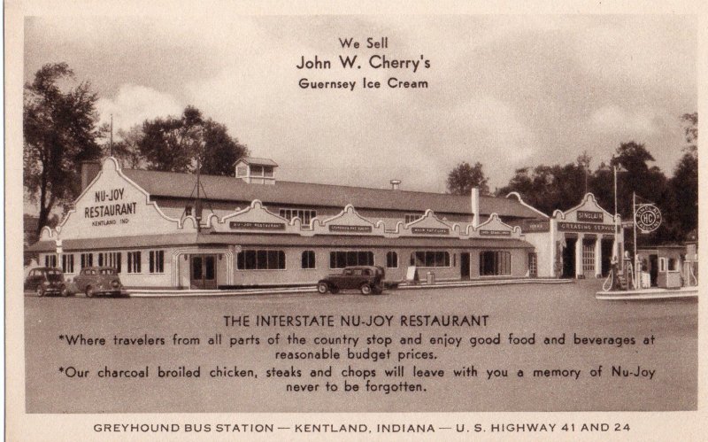 12690 Interstate Nu-Joy Restaurant & Sinclair Gas Station, Kentland, Indiana