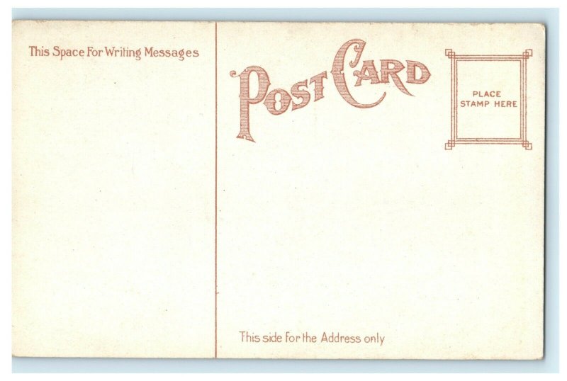 1920 Main Corridor, New Post Office, Providence, Rhode Island RI Postcard