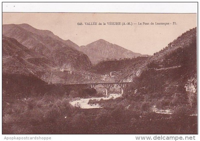 France Vallee de la Vesubie Le Pont de Lantesque