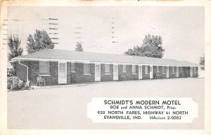 Schmidt's Modern Motel Evansville, Indiana IN