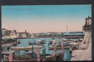 Malta Postcard - The Grand Harbour  Q478