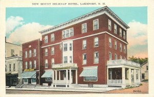 Postcard New Hampshire Lakeport New Mt. Belnap Hotel Hevey's occupation 23-9459