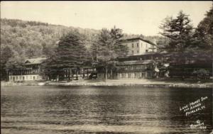 Fairlee VT Lake Morey Inn Richardson Real Photo Postcard #920