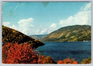 Autumn Scene Near Ingonish On Cabot Trail Cape Breton Nova Scotia, 1984 Postcard