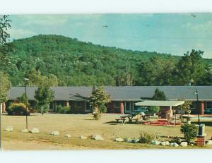 Unused Pre-1980 OLD CARS & GRIM'S MOTEL Natural Bridge Virginia VA s7284