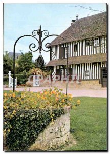 Postcard Modern Vieux Puits and Normandy Manor