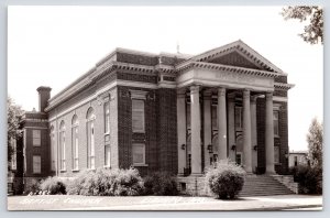 Liberty Missouri~Baptist Church~Two Story Columns~1940s RPPC