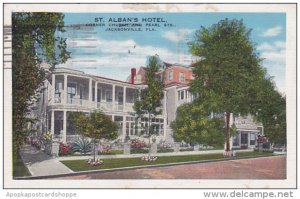 Florida Jacksonville Saint Albans Hotel Corner Church And Pearl Streets Jacks...