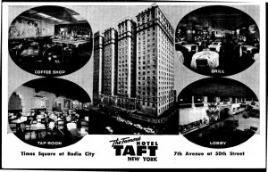 Postcard NYC Hotel Taft multiview