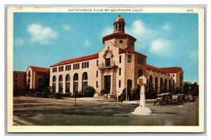 Vintage 1910's Postcard Automobile Club Southern California