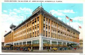 Florida Jacksonville Cohen Brothers Department Store 1940 Curteich
