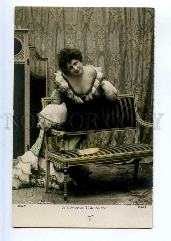 243693 Gemma CAIMMI Italian OPERA singer ACTRESS Vintage PHOTO