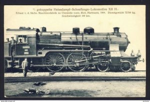 TRAIN LOCOMOTIVE ENGINE 3/5 gekuppelte Heissdampf-Schnellzugs-Lokomotive XII HI