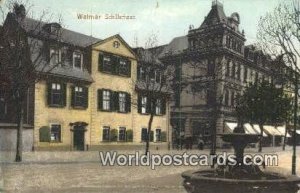 Schillerhaus Weimar Germany Unused 