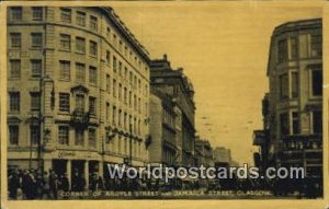 Argyle St & Jamaica Street Glasgow Scotland, Escocia 1944 Missing Stamp 