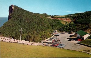 Canada Quebec Perce Panoramic View Of Peak O'Dawn Mountain From The Lookout