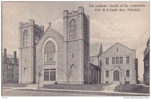 Exterior, The Lutheran Church of the Incarnation,  47th St. Cedar Ave.,  Phil...