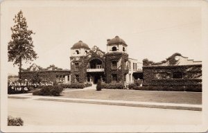 Ashland High School Ashland OR Oregon Unused Real Photo Postcard H40