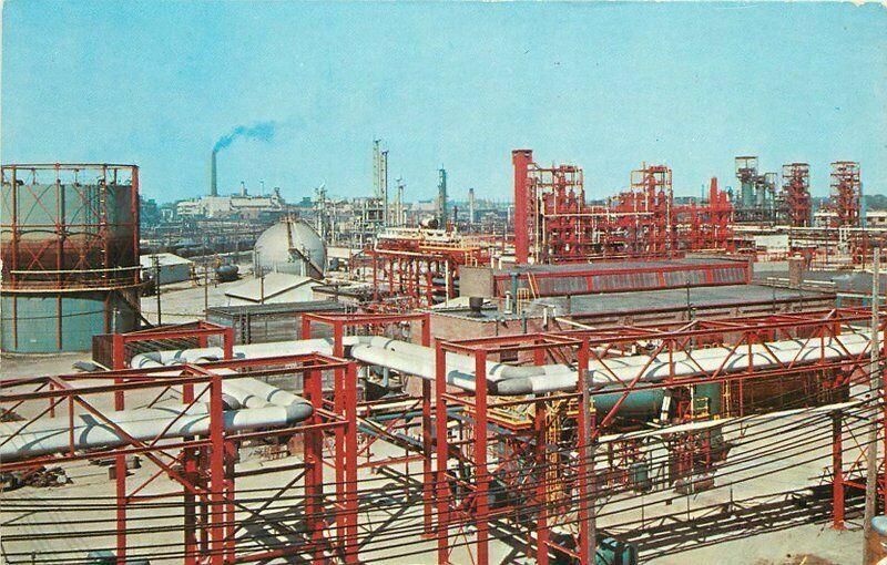 Dow Chemical Company Midland Michigan 1950s Factory Industry Postcard 5642