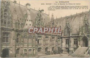 Old Postcard Rouen and Normandy Court Staircase of the Courthouse