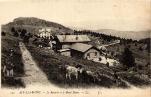 CPA AIX-les-BAINS Le Revard et le Mont-Blanc (681661)