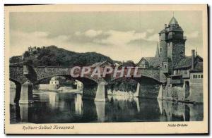 Old Postcard Radium Solbad Kreuznach Nahe Brucke