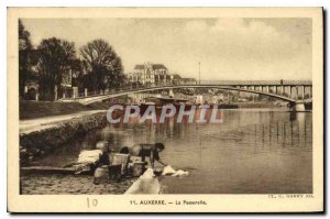 Old Postcard Auxerre Gateway