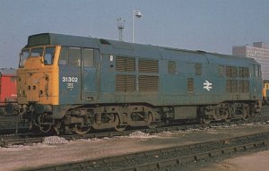 Railways Postcard - Trains - No 31 302 on The Holding Sidings at Crewe  A9630