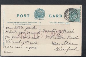 Genealogy Postcard - Birch - 33 Picton Road, Wavertree, Liverpool RF7262