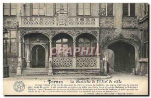 Old Postcard Furnes la Breteche s & # 39Hotel City