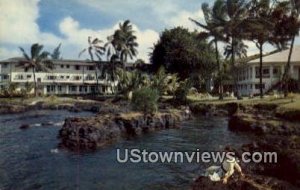 Naniloa Hotel Pool Terrace - Hilo, Hawaii HI