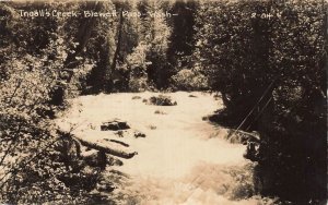 WASHINGTON~INGALLS CREEK-BLEWETT PASS~1950 REAL PHOTO POSTCARD