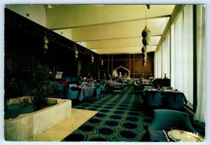 RABAT, MOROCCO ~ Hilton Hotel CHELLAH GRILL Restaurant Interior 4x6 Postcard