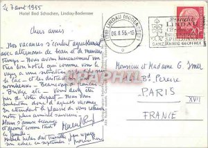 Postcard Modern Hotel Bad Schachen Lindau Bodensee