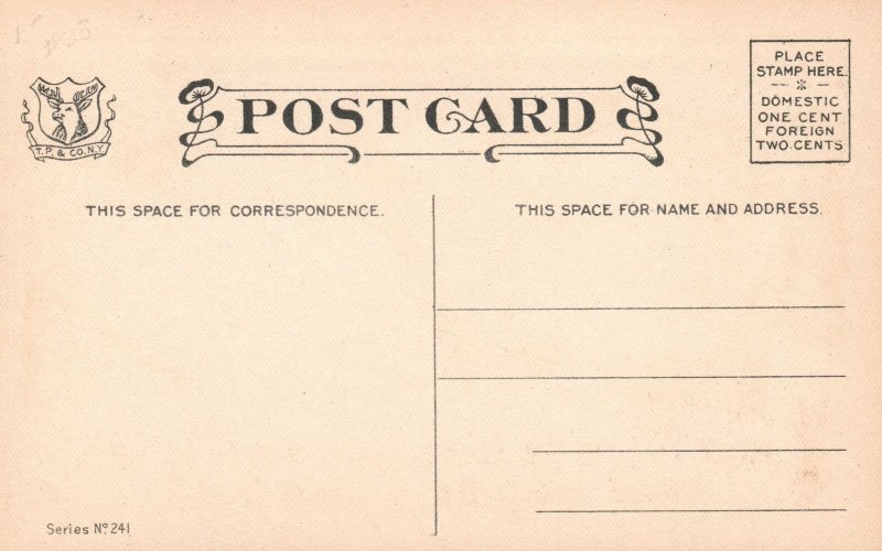 Vintage Postcard 1910's I Just Hate To Lose You But If You Can't Keep