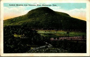 Lookout Mountain From Tennessee River Chattanooga TN 1918 WB Postcard D10