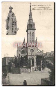 Postcard Old Saint Brieuc Brittany Chapel ND Esperance