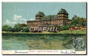 Old Postcard Castello del Valentino Torino sul po