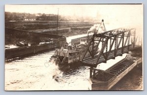 K4/ Ship RPPC Postcard c1910 Steamer The Purchase 304
