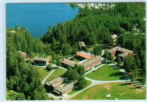 ELVERUM, NORWAY ~ Folkehøgskule FOLK HIGH SCHOOL Aerial View - 4x6 Postcard