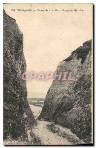 Old Postcard Varengeville has Descent Sea Gorge Morville