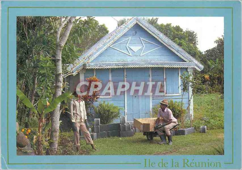 Modern Postcard Reunion Island Field Terminal St Andre