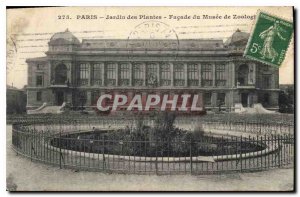 Old Postcard Paris Facade Jardin des Plantes Zoo Zoology Museum