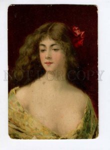 3010556 BELLE Lady in Yellow LONG HAIR by ANGELO ASTI vintage