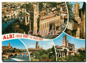 Modern Postcard Albi City Art Basilica Tarn Tourism Center