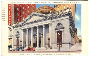 Albany Savings Bank, Maiden Lane and North Pearl, New York, Used 1948