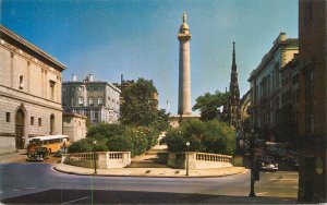 United States Baltimore Maryland Mt. Vernon Square Washington Monument