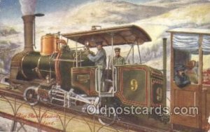 The Rigi Rock Railway, Switzerland Train Locomotive  Steam Engine 1908 light ...